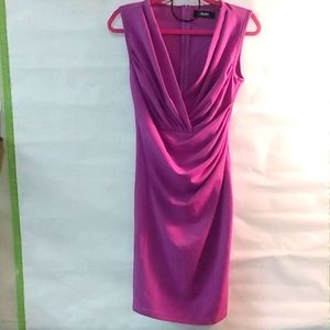 Lulu's Magenta Cocktail Dress